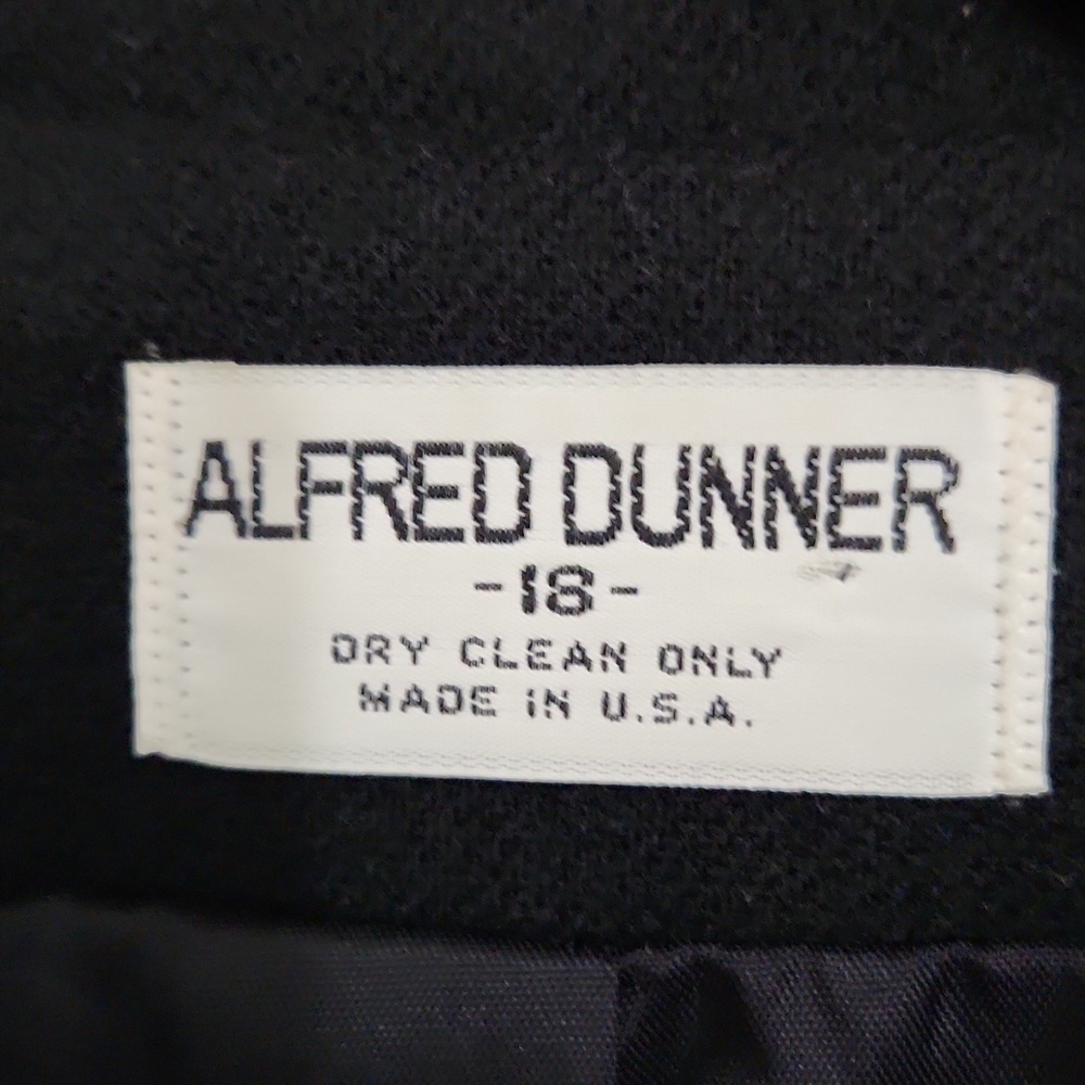100% Wool Blazer Vintage Royal Button Alfred Dunnner Luxury Office Elegant - Picture 9 of 10